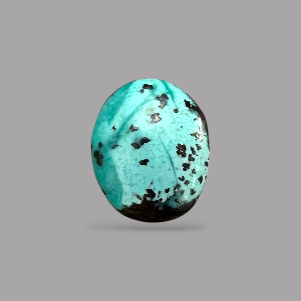 Buy Firoza Stone Online 4.37 Carats 11.7 x 9.6 x 5.4 mm in Oval