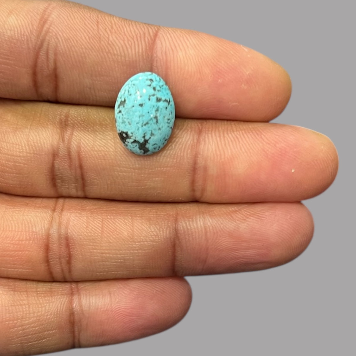 Buy Firoza Stone Online 6.28 Carats 15.7 x 11.5 x 5.4 mm in Oval