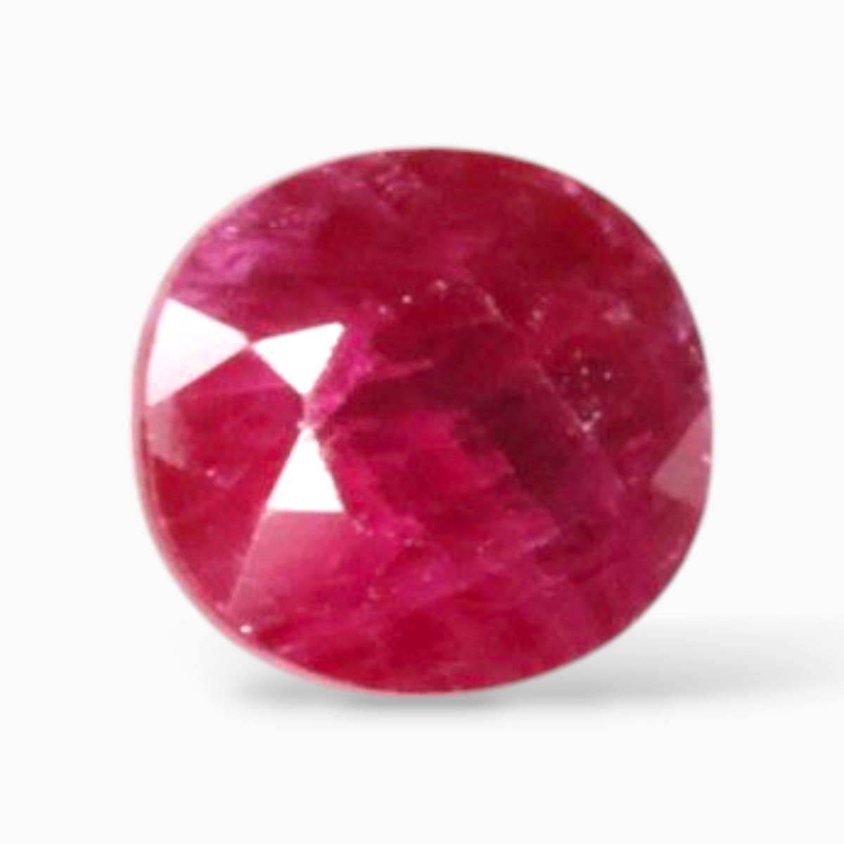 Buy Genuine Manik Gemstone In Oval Shape 2.03 Carats 7.6x6.6mm Size