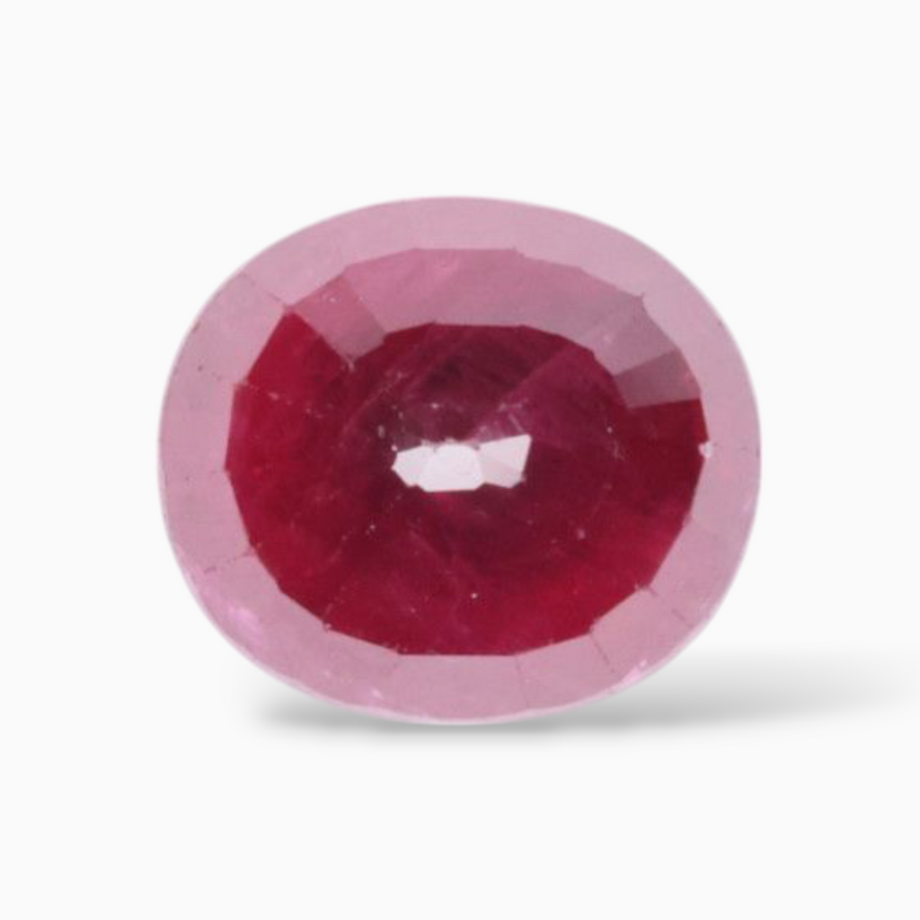 Buy Genuine Manik Gemstone In Oval Shape 2.03 Carats 7.6x6.6mm Size