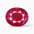 Buy Manik Ruby Gemstone In Oval Shape 3.17 Carats 10.2x8.5mm Size
