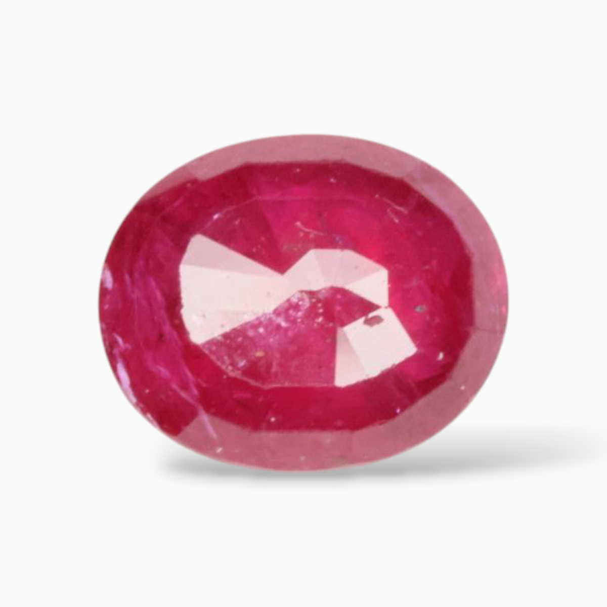 Buy Manik Ruby Gemstone In Oval Shape 3.17 Carats 10.2x8.5mm Size