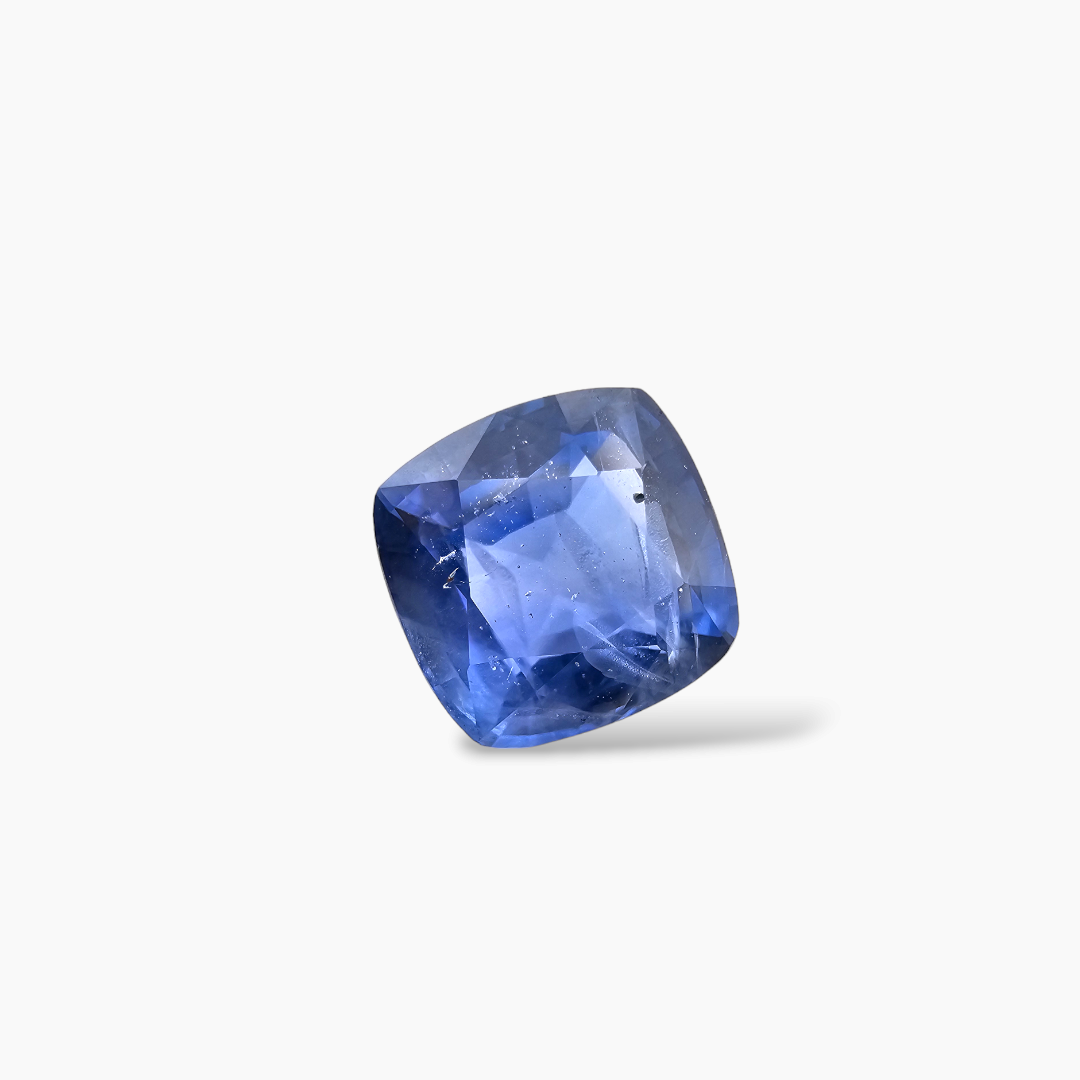 Natural Blue Sapphire Gemstone 3.20 Carats Cushion Cut Shape 8.18 x 8.04 x 4.86 mm