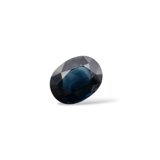 Natural Blue Sapphire Gemstone 3.65 Carats Oval Shape 10.3x8 mm