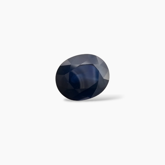 Natural Blue Sapphire Gemstone 7.23 Carats Oval Cut Shape
