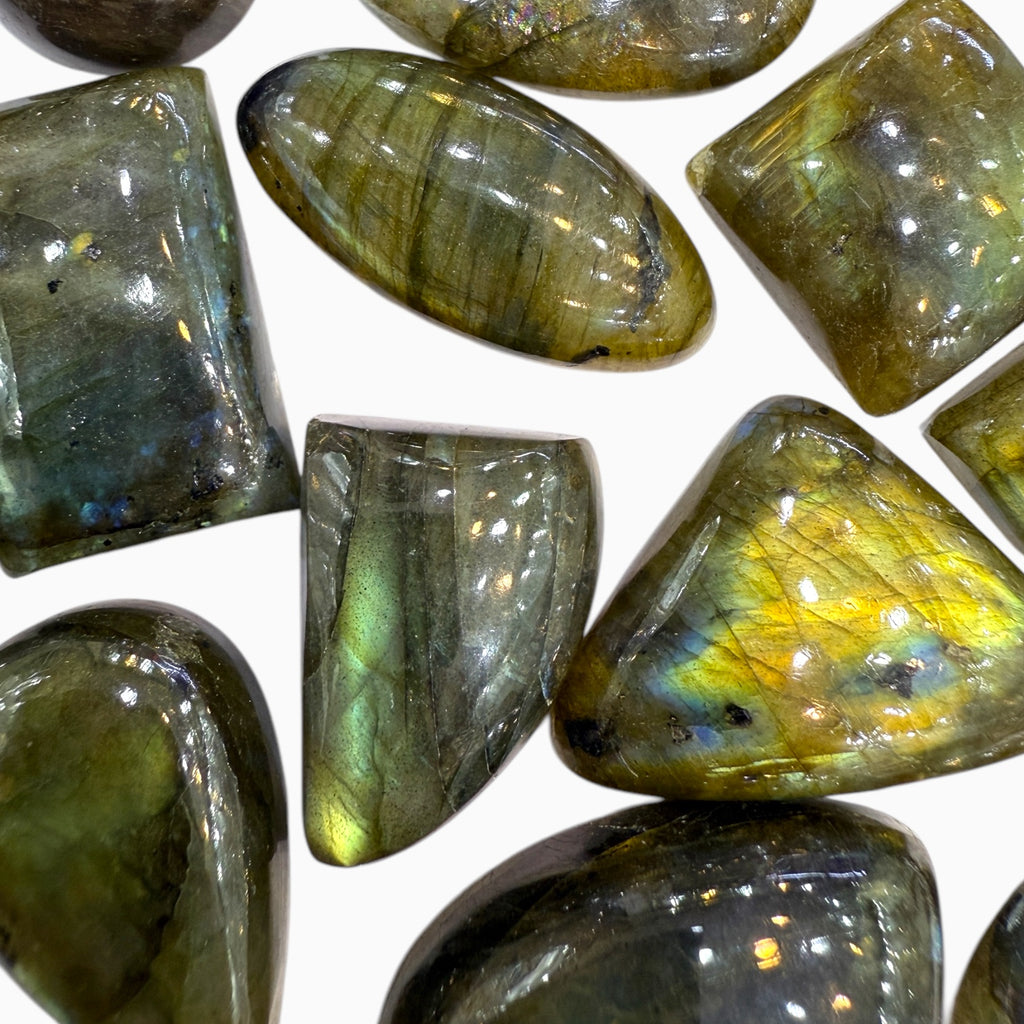 Buy Natural Labradorite Stone Mix Shapes Lot From 5 - 30 Carats Price Per Carats