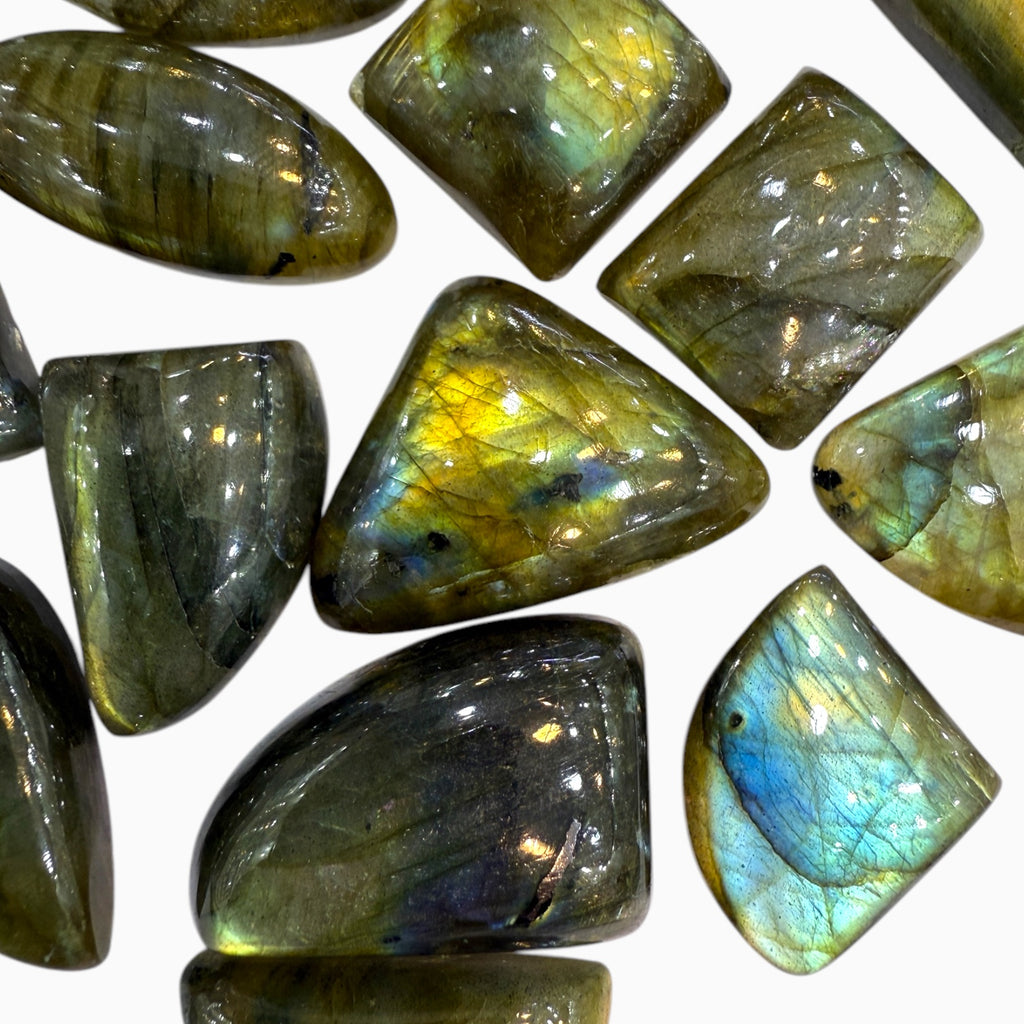 Buy Natural Labradorite Stone Mix Shapes Lot From 5 - 30 Carats Price Per Carats