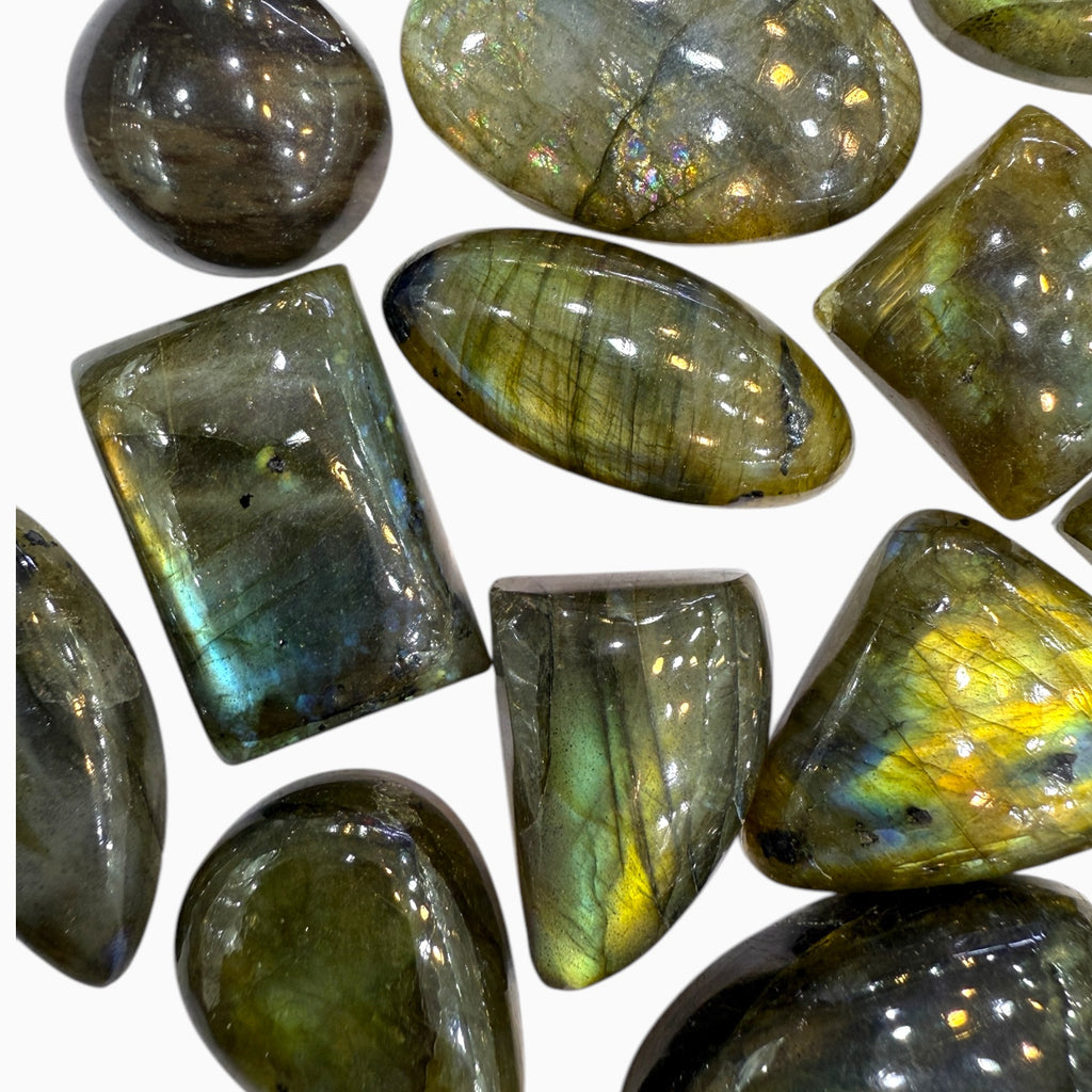 Buy Natural Labradorite Stone Mix Shapes Lot From 5 - 30 Carats Price Per Carats
