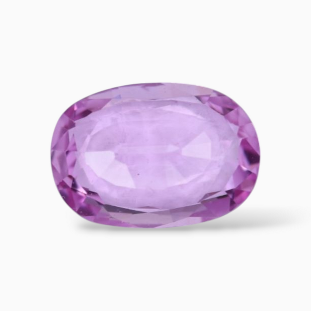 Buy Natural Pink Sapphire Stone In Oval Shape 0.91 Carats & Size 7.2x5mm