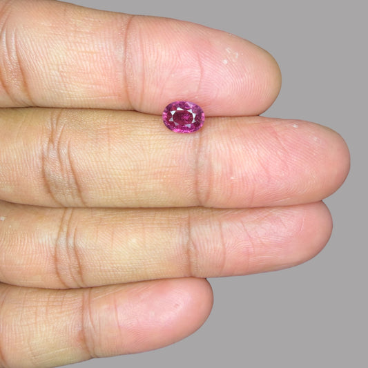 Buy Natural Rubellite Tourmaline 0.80 Carats Gemstone