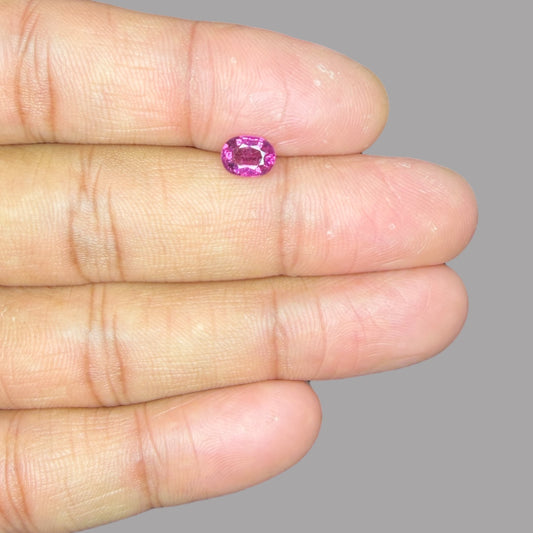 Buy Natural Rubellite Tourmaline 0.89 Carats Gemstone