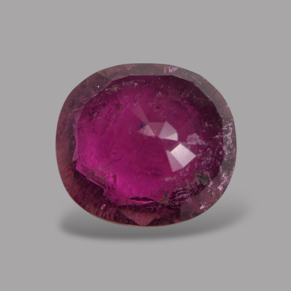 Natural Rubellite Tourmaline 0.96 Carats Gemstone – Oval 6.7x6.1 mm