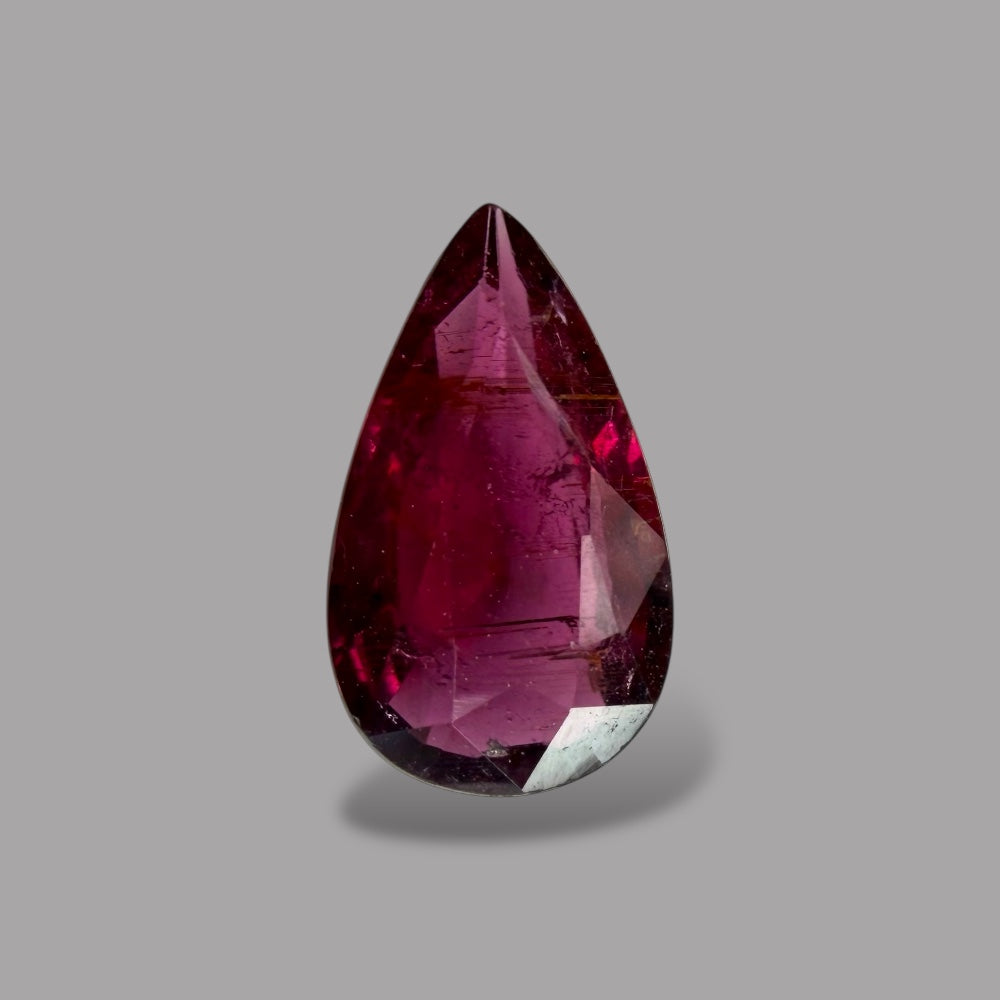 Natural Rubellite Tourmaline 1.12 Carats Gemstone – Pear