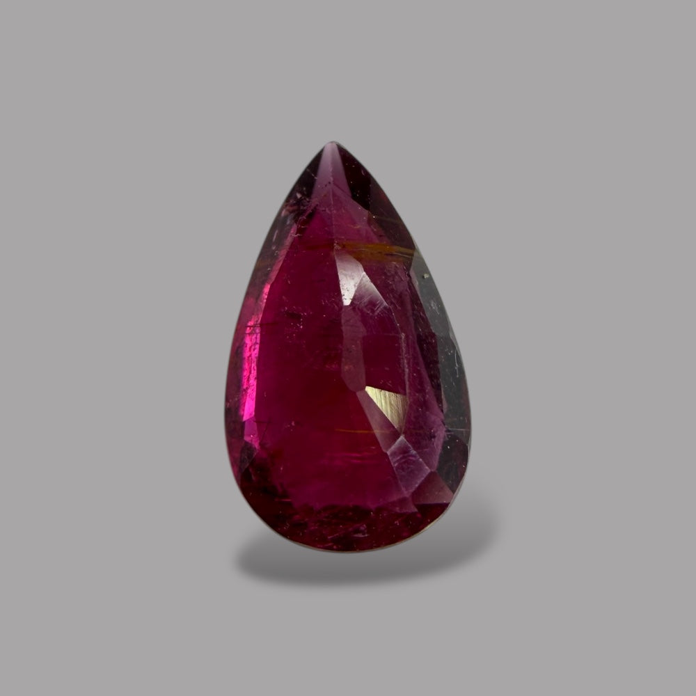 Natural Rubellite Tourmaline 1.12 Carats Gemstone – Pear
