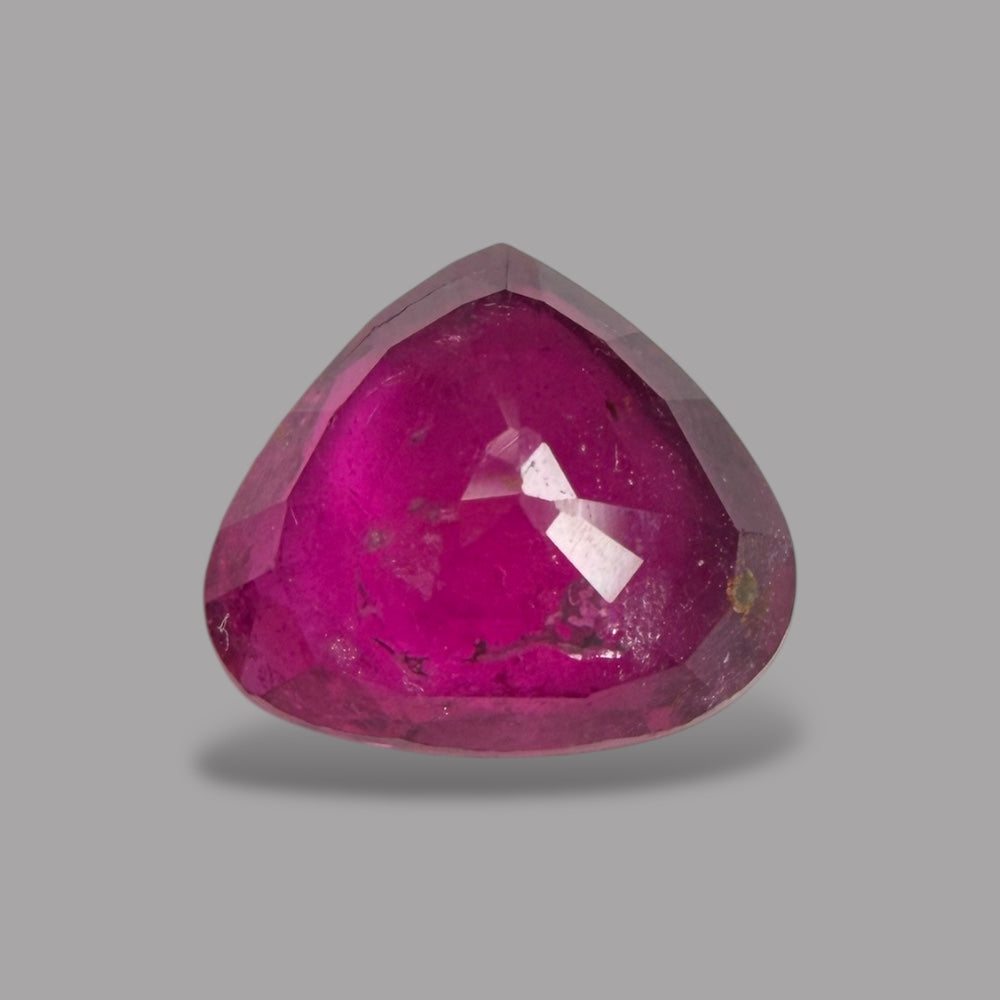 Natural Rubellite Tourmaline 1.36 Carats Gemstone – Pear 7.2x8.1 mm