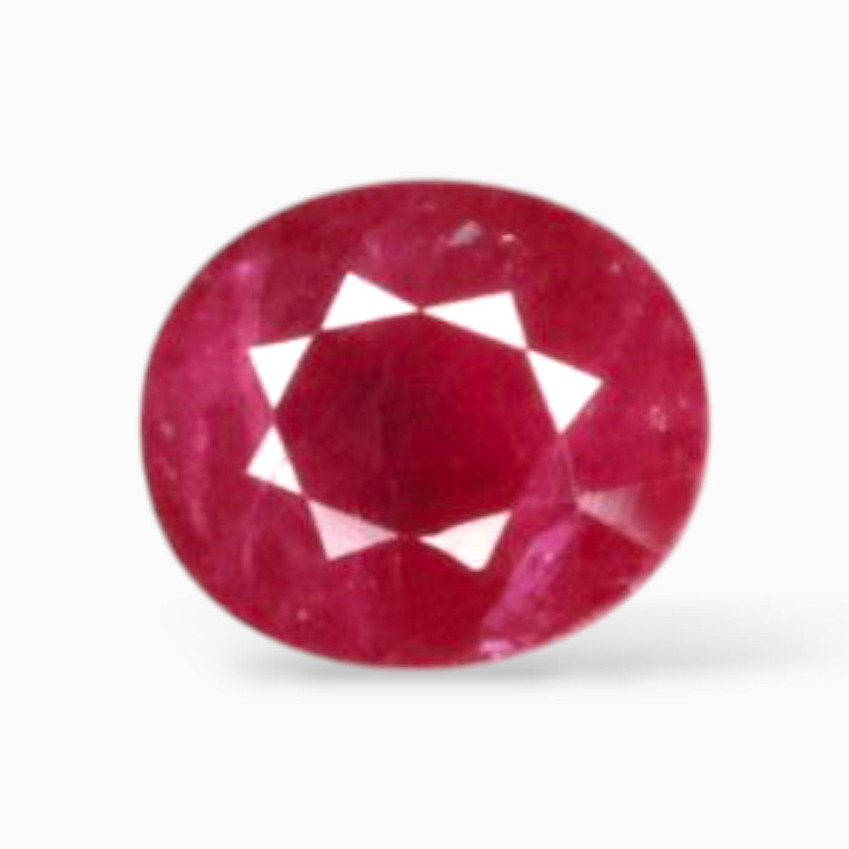 Buy Natural Ruby Stone In Oval Shape 1.51 Carats 7x6mm Size