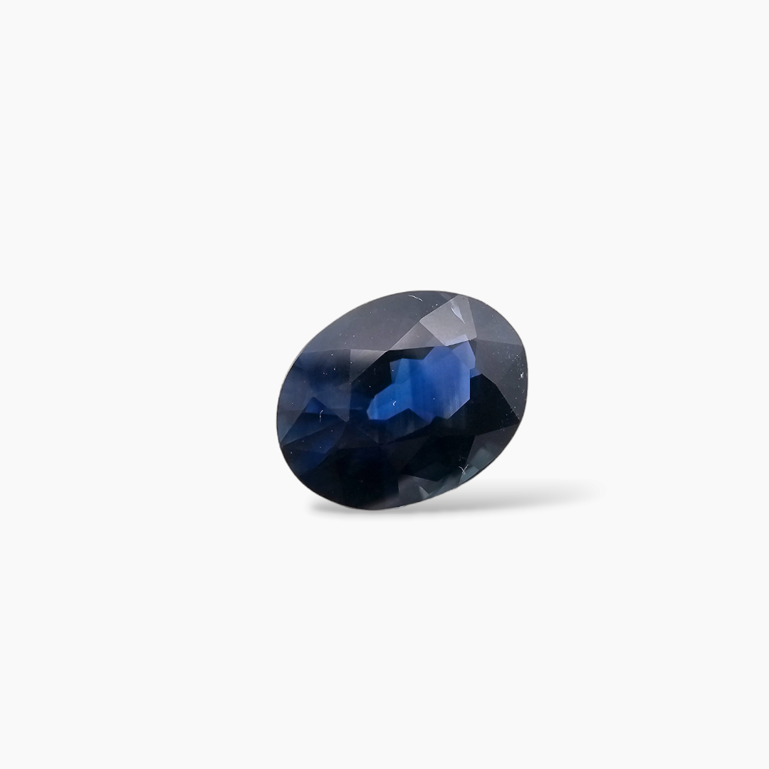 Natural Teal Sapphire Gemstone 1.36 Carats Oval Cut Shape