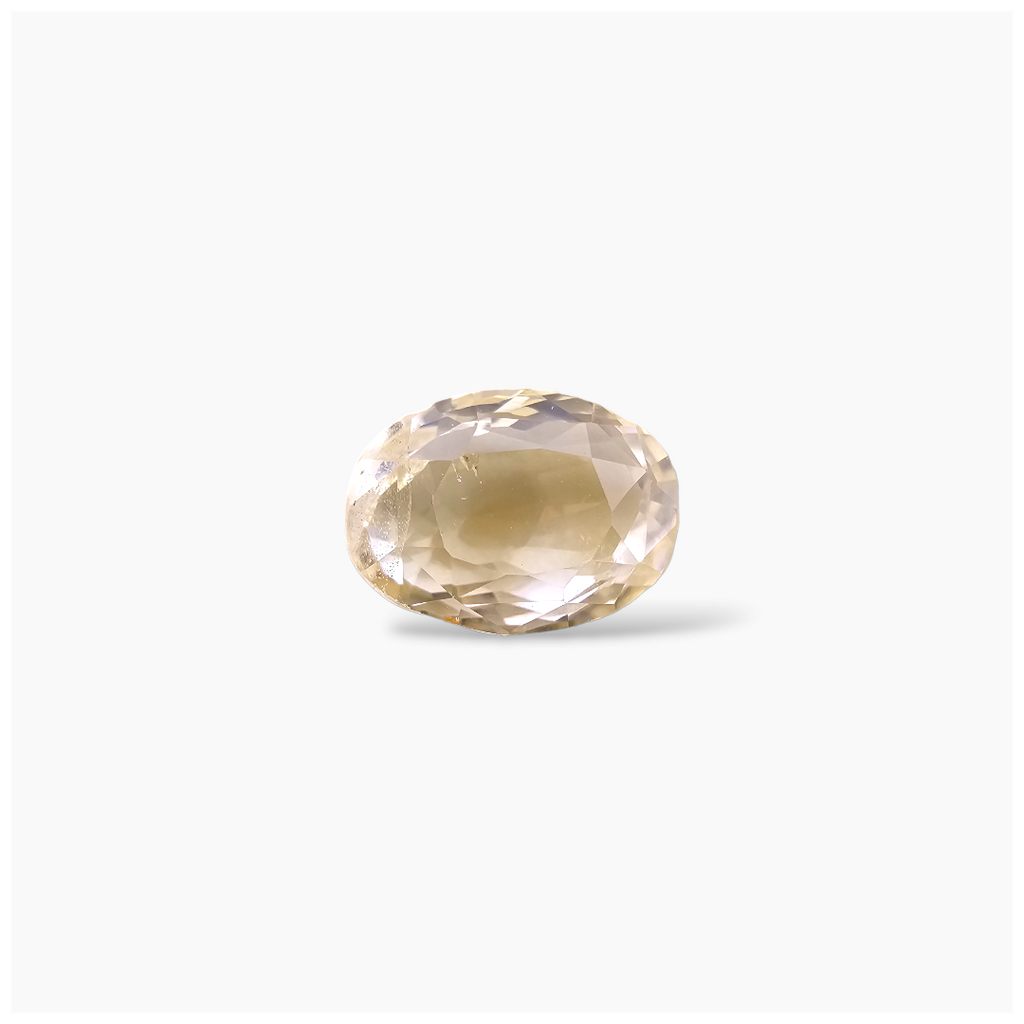Buy Natural Yellow Sapphire Gemstone 2.66 Carats Oval Cut Shape 8.6x6.3 mm