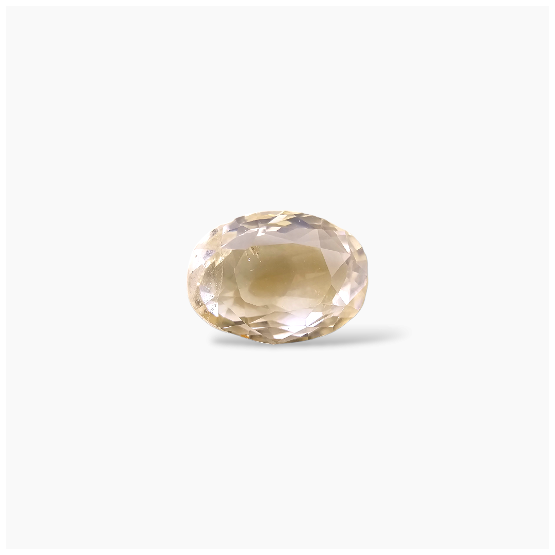 Buy Natural Yellow Sapphire Gemstone 2.66 Carats Oval Cut Shape 8.6x6.3 mm