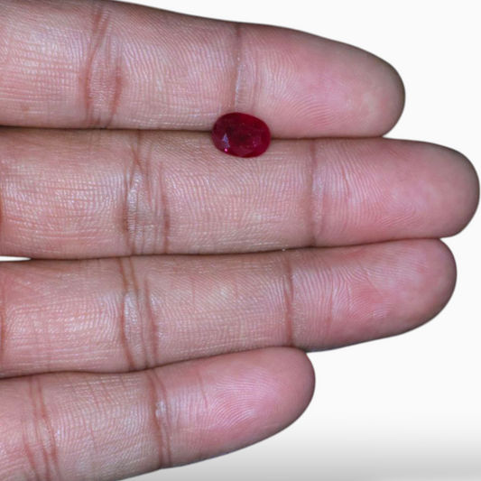 Buy Now Natural Rubies In Oval Shape 1.95 Carats 8.8x6.5mm Size
