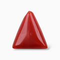 Buy Now Red Coral Stone For Sale 3.43 Carats Triangle Shape Size 10.7mm