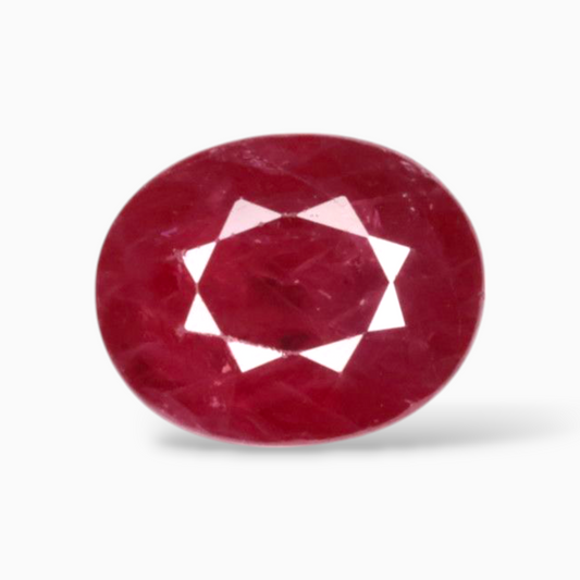 Buy Pigeon Blood Ruby In Oval Shape 3.12 Carats 9x7.2mm Size