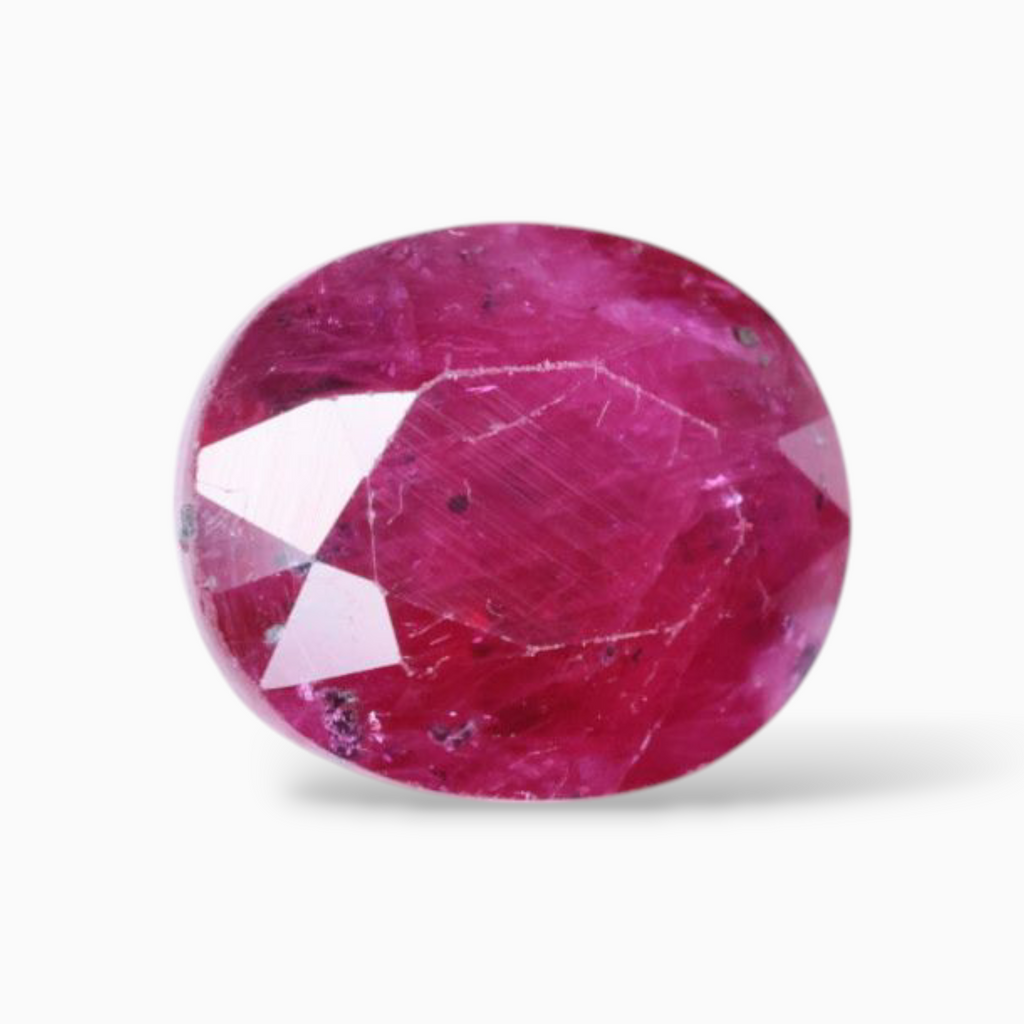 Buy Pink Rubies Gemstone In Oval Shape 5.22  Carats 10.1x8.4mm Size