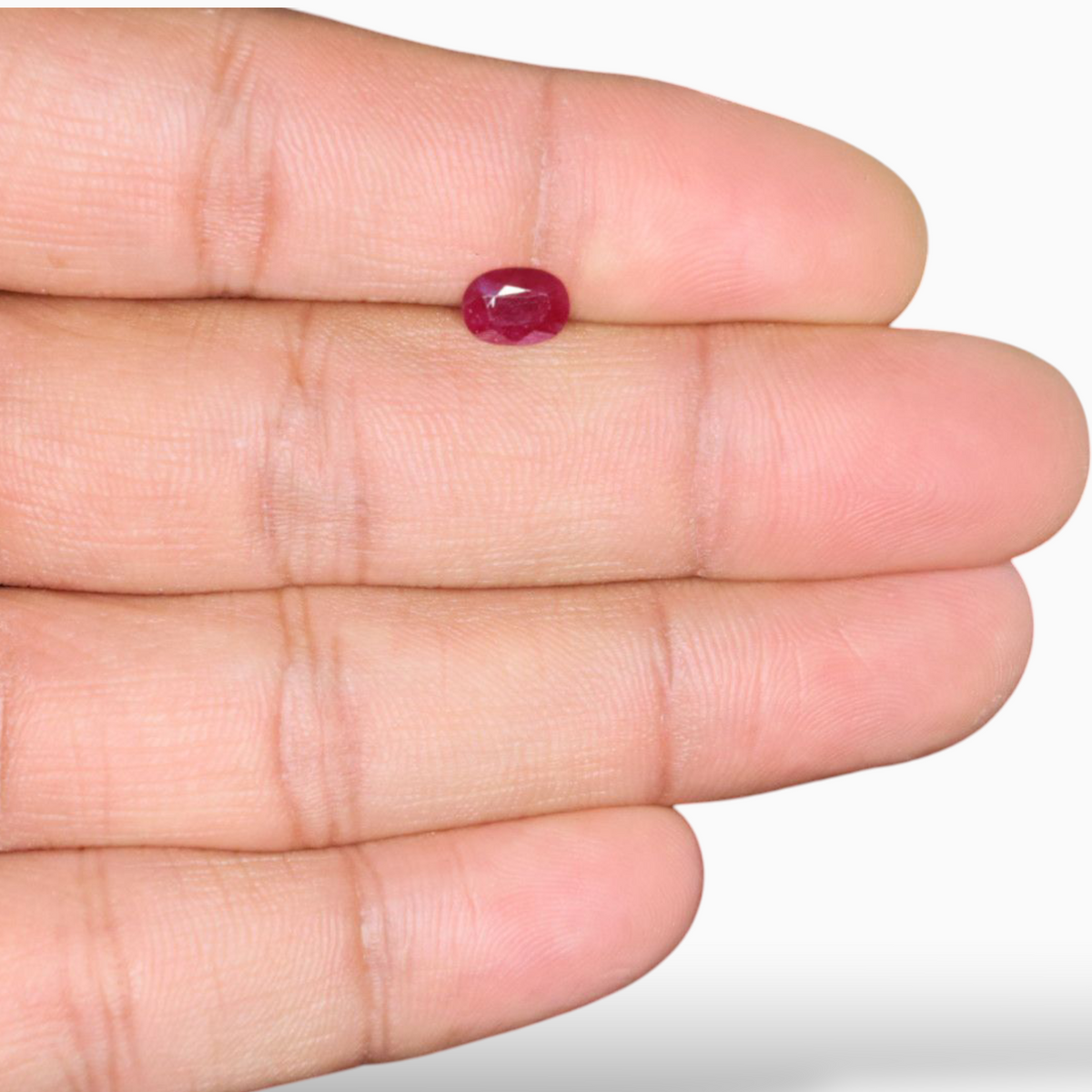 Buy Pink Ruby Gemstone In Oval Shape 1.00 Carats 7x5.1mm Size