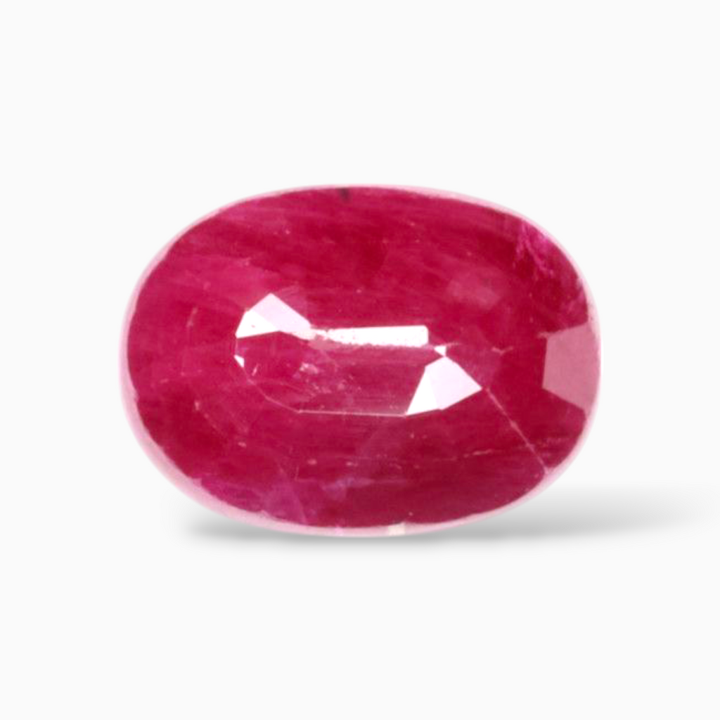 Buy Pink Ruby Gemstone In Oval Shape 1.00 Carats 7x5.1mm Size