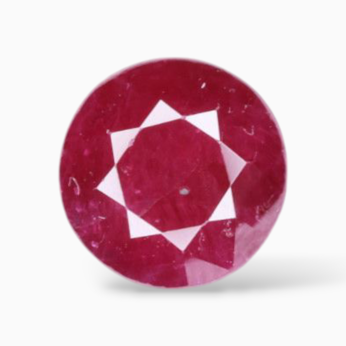 Buy Pink Ruby Stone In Round Shape 0.87 Carats 5.1mm Size
