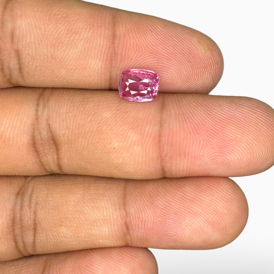 Buy Pink Sapphire Online Cushion 1.61 Carats