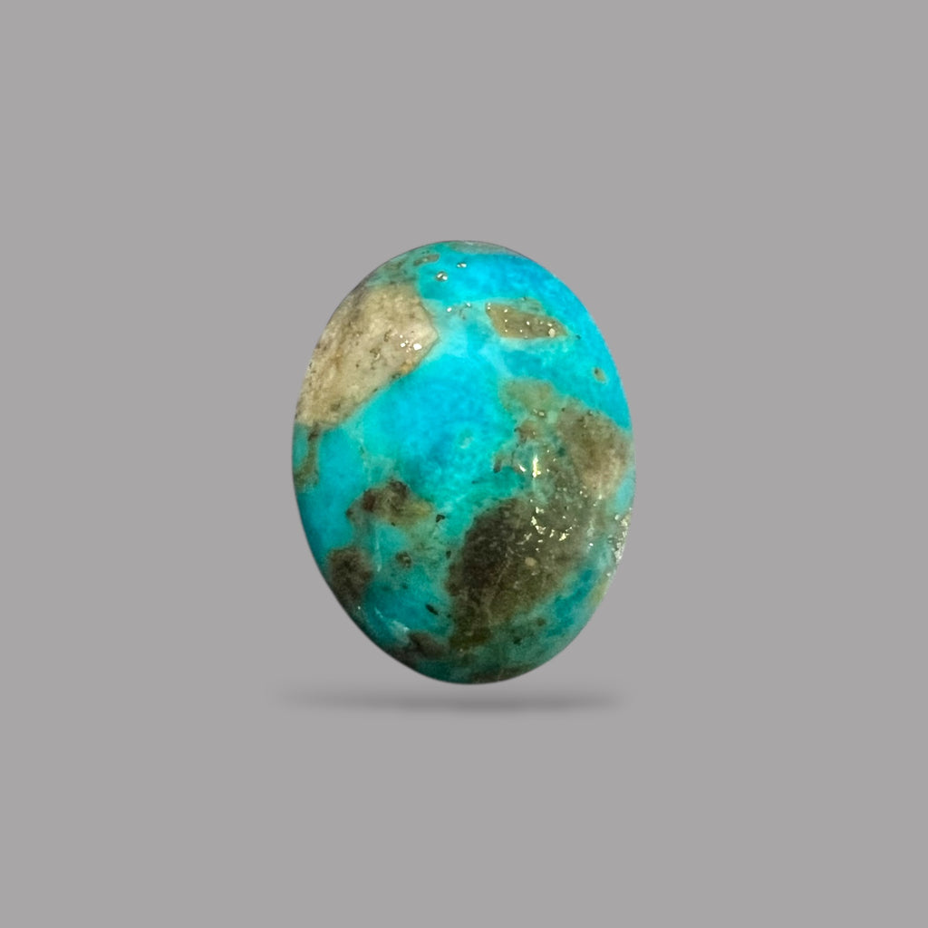 Buy Raw Turquoise 4.27 Carats 12.6 x 9.7 x 5.3 mm in Oval