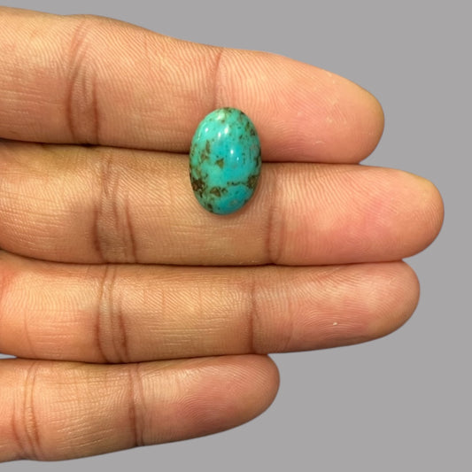 Buy Raw Turquoise 6.08 Carats 16.2 x 11 x 6.1 mm in Oval 