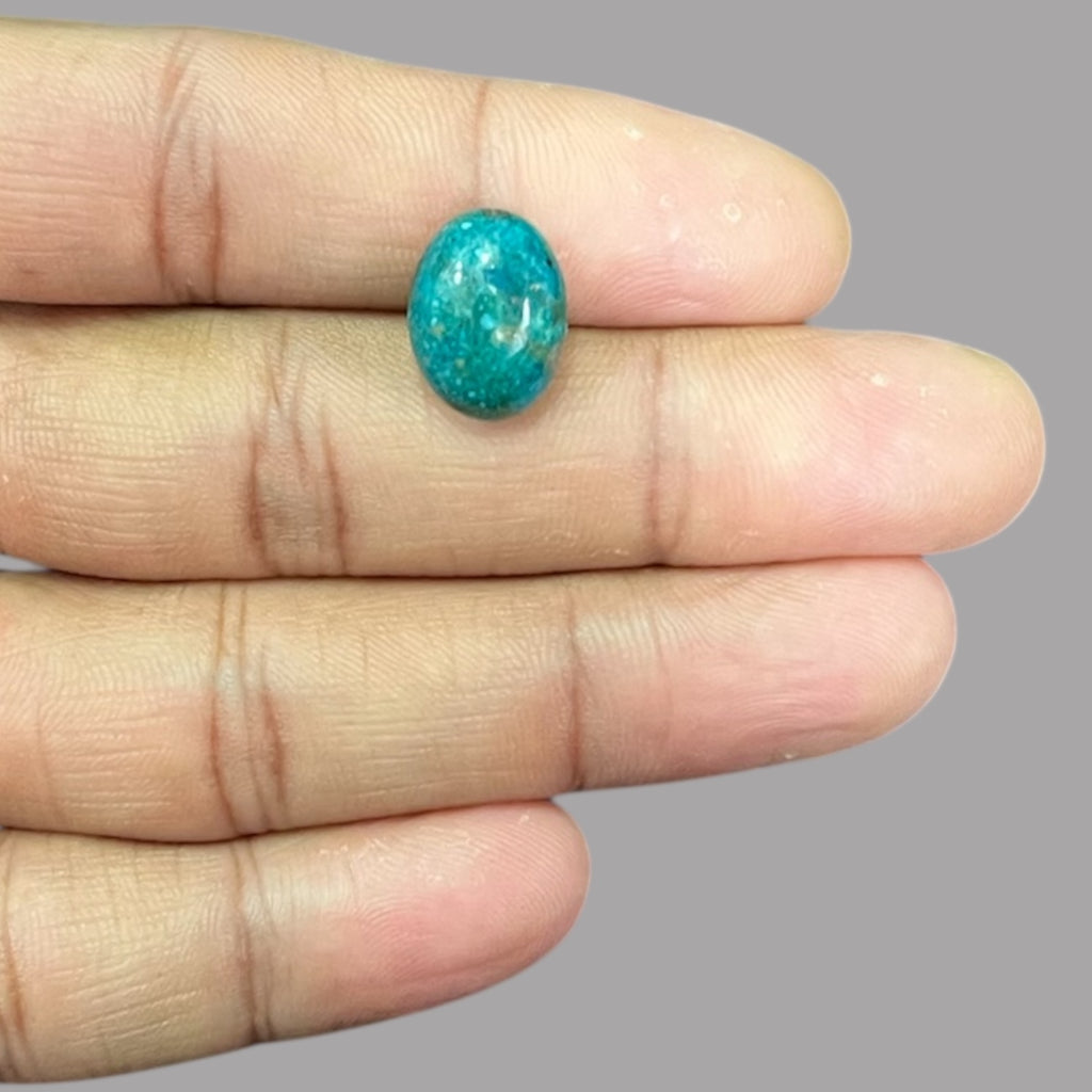 Buy Raw Turquoise 6.89 Carats 14.7 x 11 x 6.2 mm in Oval