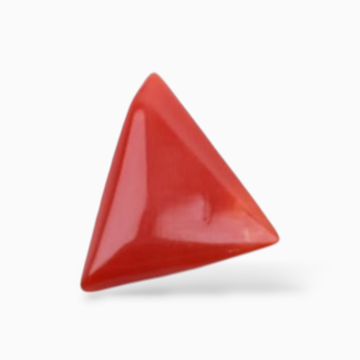 Buy Real Moonga Stone For Sale 3.21 Carats Triangle Shape Size 12mm