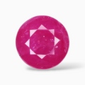 Buy Real Ruby Stone In Round Shape 1.57 Carats 6.6mm Size