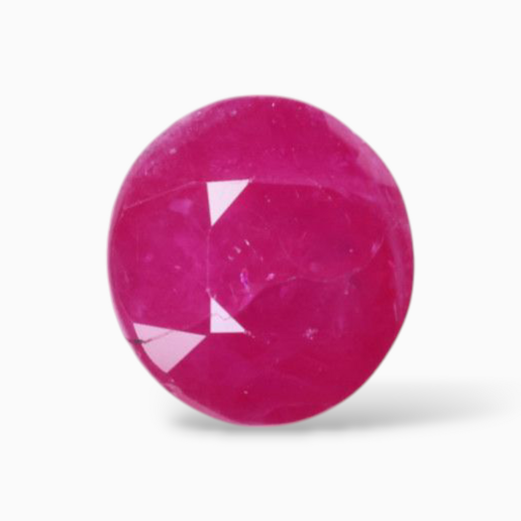 Buy Real Ruby Stone In Round Shape 1.57 Carats 6.6mm Size