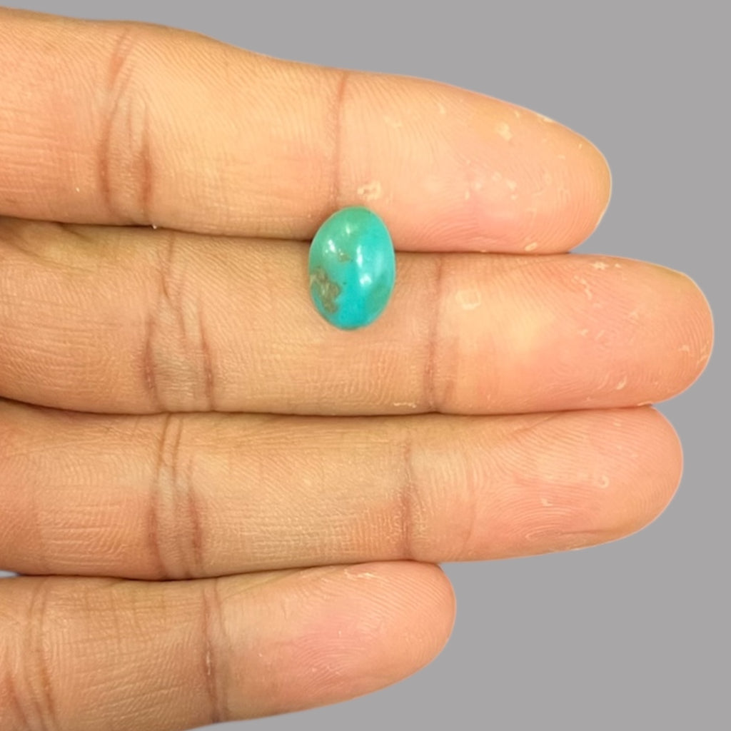 Buy Real Turquoise Stone 2.08 Carats 12 x 8.4 x 3.9 mm in Oval