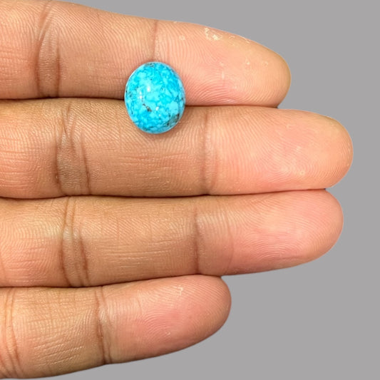 Buy Real Turquoise Stone 7.25 Carats 13.7 x 11.3 x 6.5 mm in Oval 