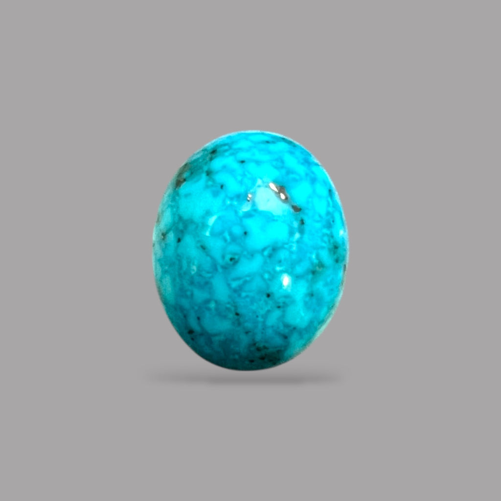 Buy Real Turquoise Stone 7.25 Carats 13.7 x 11.3 x 6.5 mm in Oval 