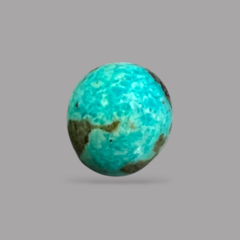 Buy Real Turquoise Stone 7.41 Carats 12.9 x 12 x 7.4 mm in Oval
