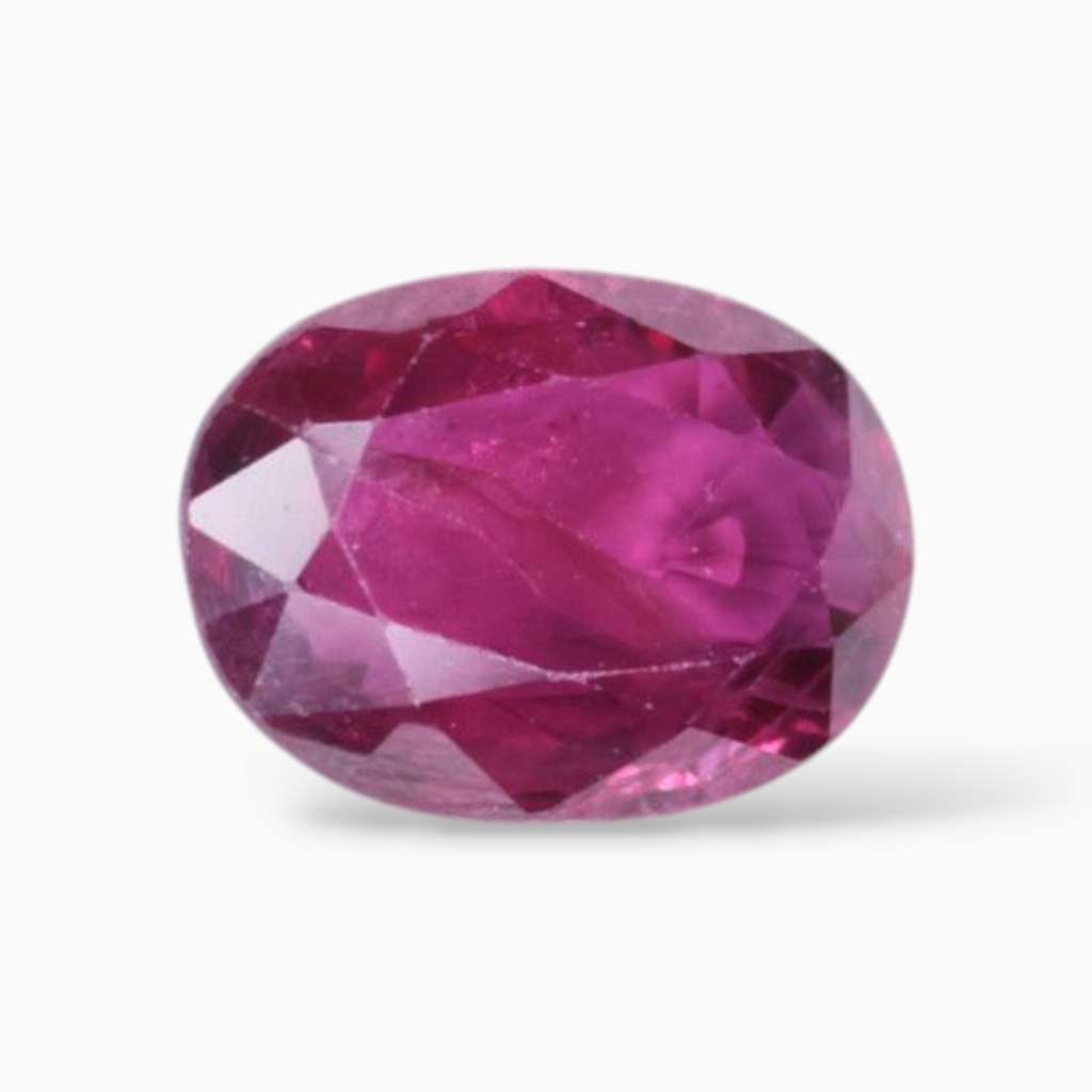 Buy Red Ruby In Oval Shape 1.13 Carats 7.6x5.5mm Size