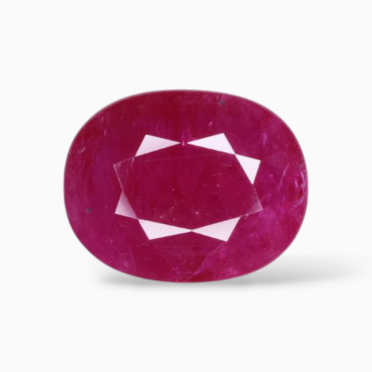 Buy Rubies Gemstone In Oval Shape 3.42 Carats 12x9.5mm Size
