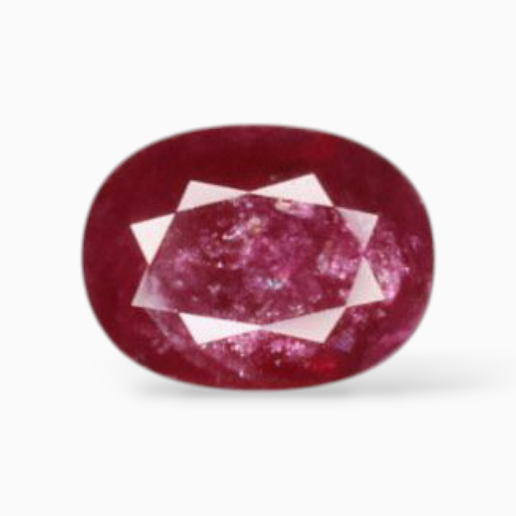 Buy Ruby Gemstone In Oval Shape 1.42 Carats 8.1x6.1mm Size