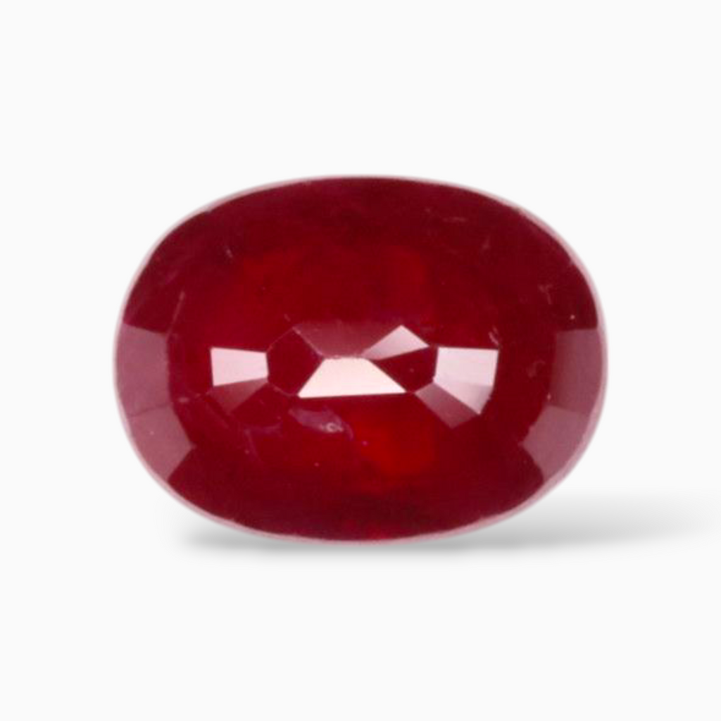 Buy Ruby Gemstone In Oval Shape 1.42 Carats 8.1x6.1mm Size