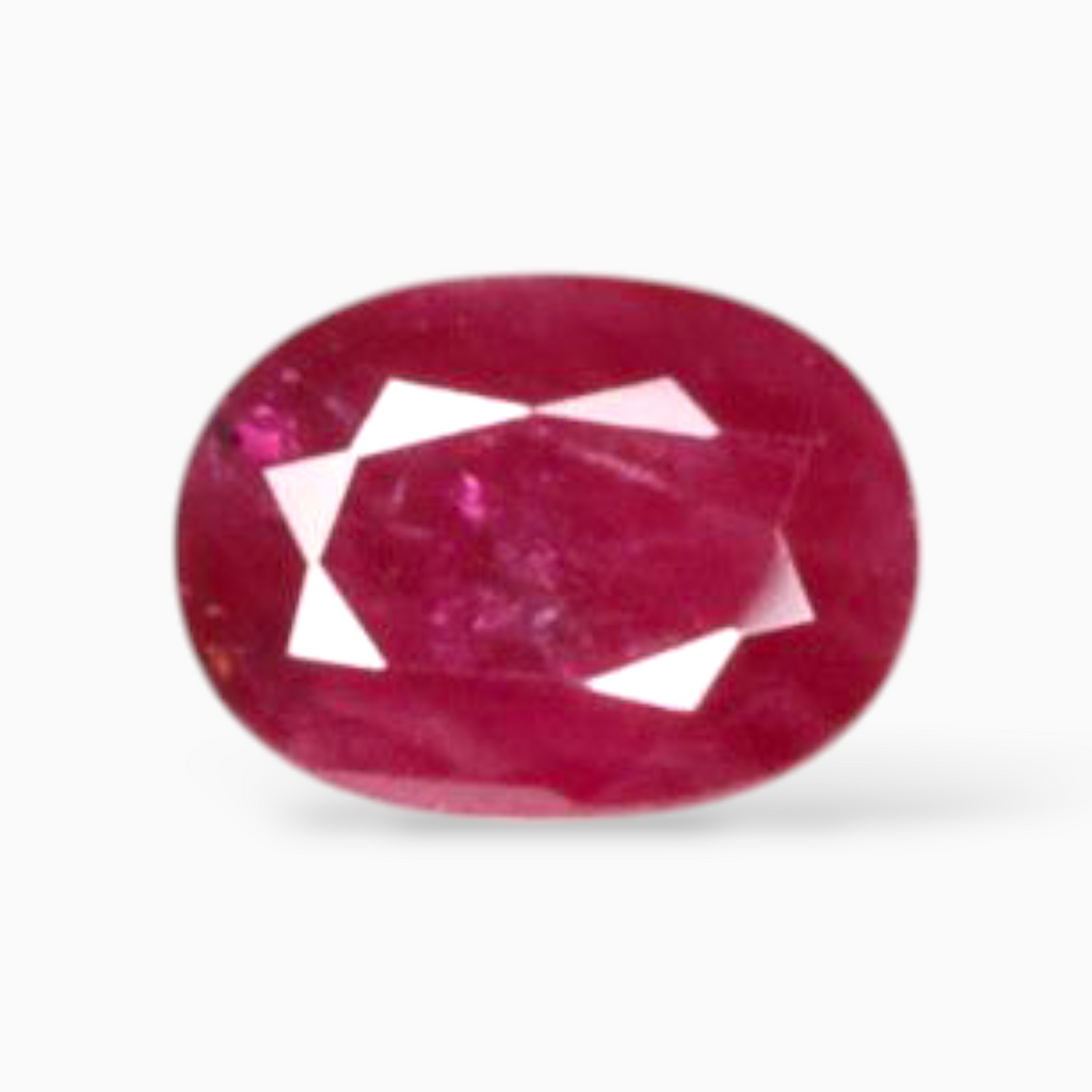 Buy Ruby Stone In Oval Shape 1.11 Carats 8x5.7mm Size