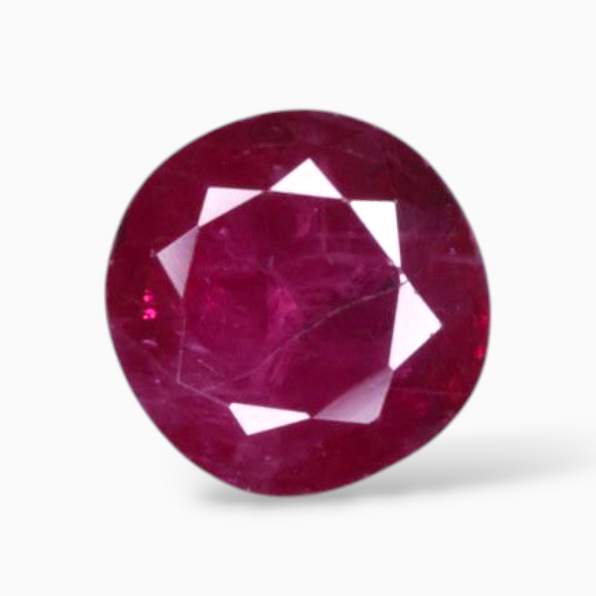 Buy Ruby Stone In Round Shape 1.57 Carats 6.5mm Size