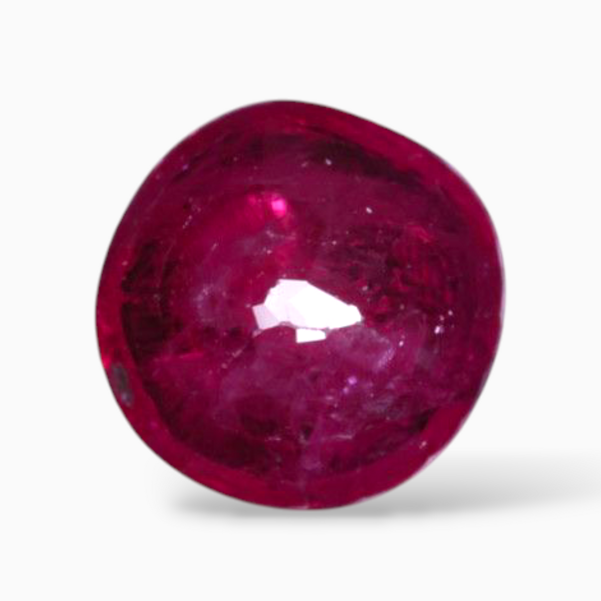 Buy Ruby Stone In Round Shape 1.57 Carats 6.5mm Size