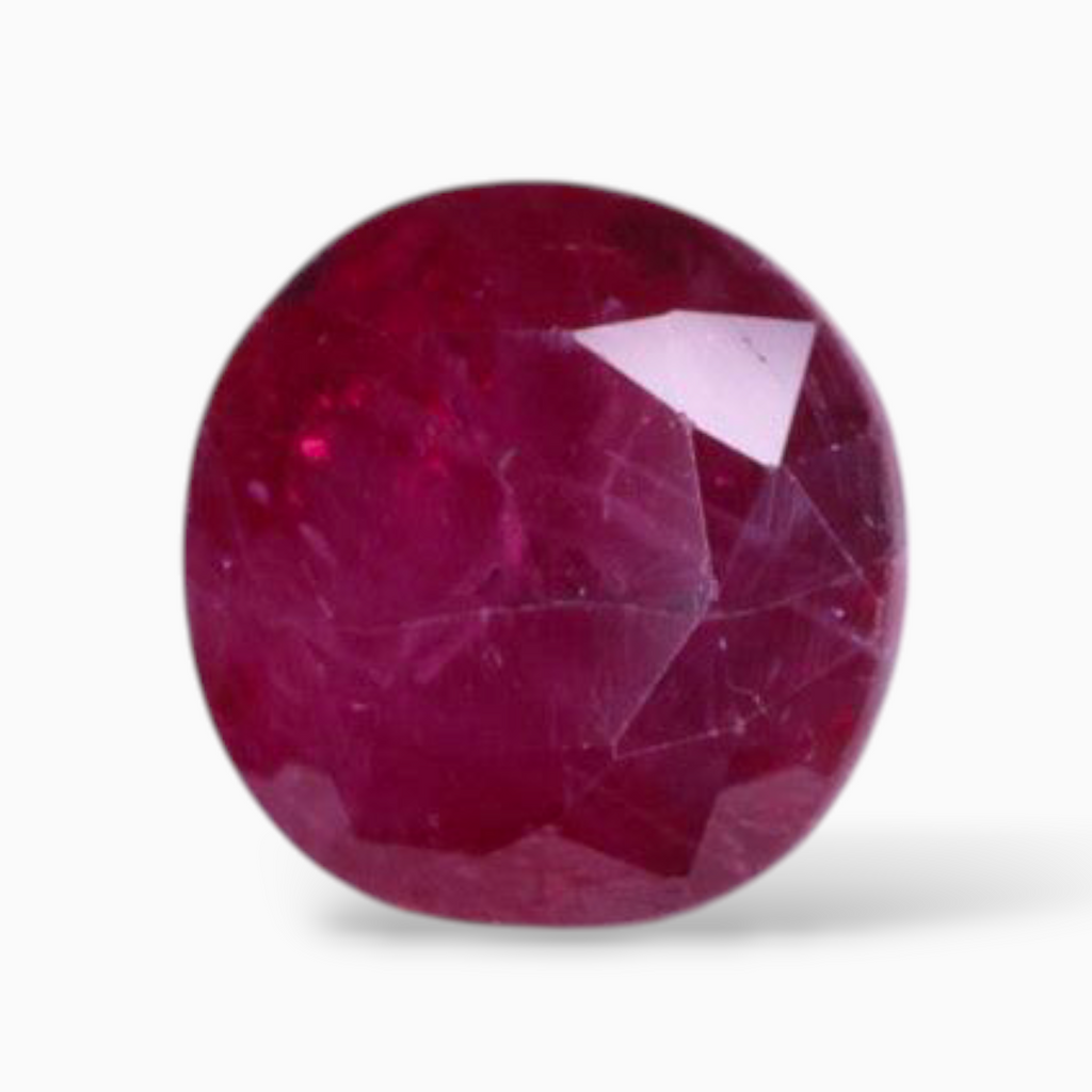 Buy Ruby Stone In Round Shape 1.57 Carats 6.5mm Size