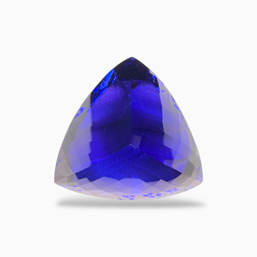Buy Tanzanite Stone Trilliant 33.72 Carats 20x20 mm Top Quality